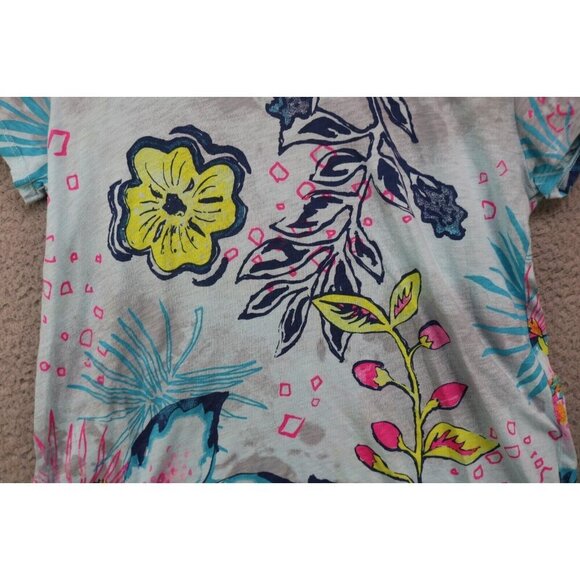 Fresh Produce Cut-Out Cotton Tunic Top-Size Small - Picture 4 of 11